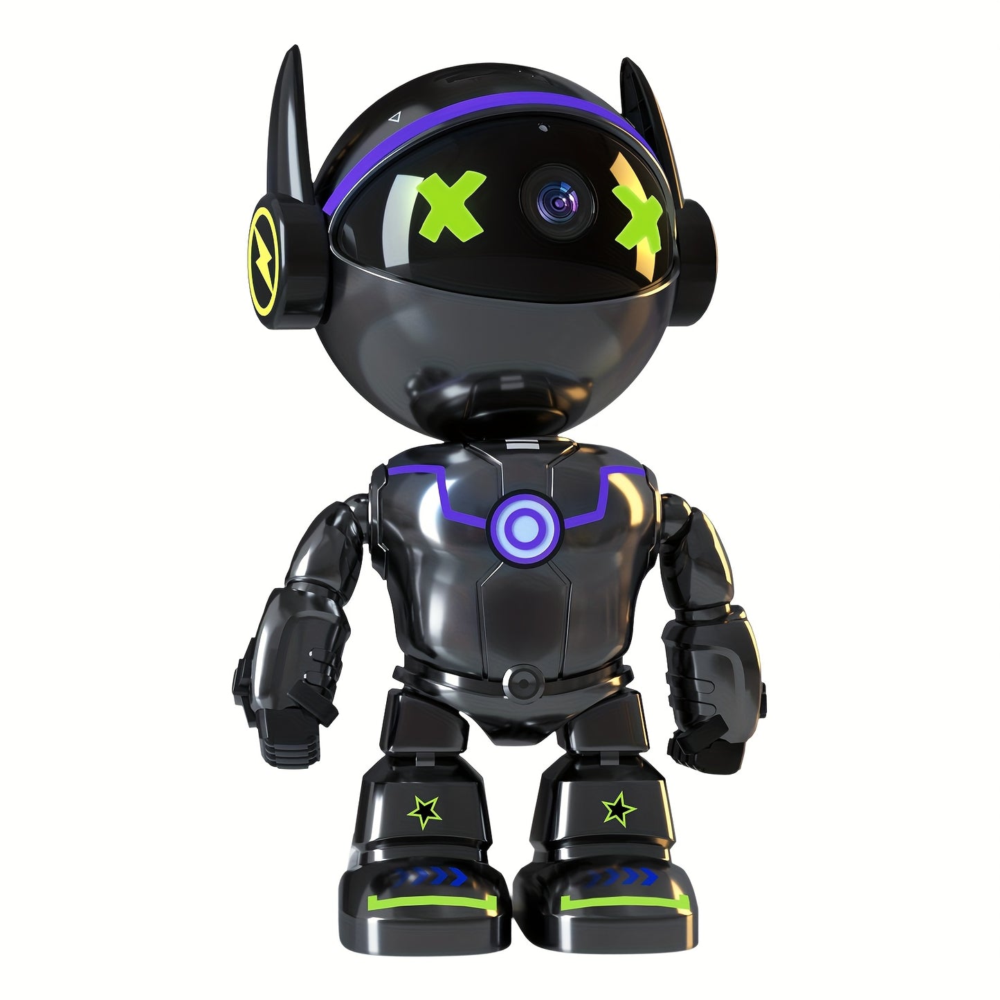 Pet & Baby Camera Monitor Indoor 4MP QHD Robot Camera – 360° Panoramic Night Vision, Motion Detection Alerts, Two-Way Audio, Dual Band 5G & 2.4GHz WiFi, Alexa Compatible, Dog Cat Camera with App