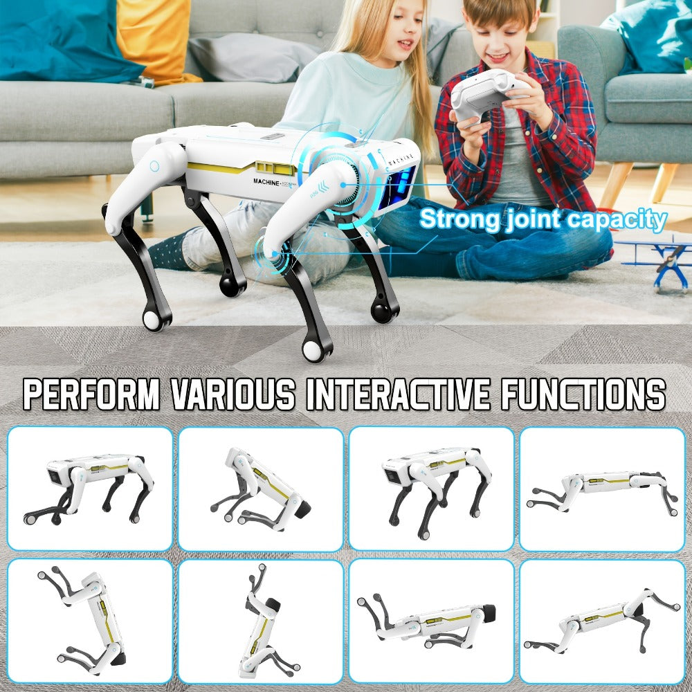 Robot Dog Toy with AI Voice Control & RC Remote β 2.4GHz 99Ft Range | App Programming | Dancing & Storytelling | Smart STEM Gift for Kids Boys Girls | Birthday Christmas Holiday Gift