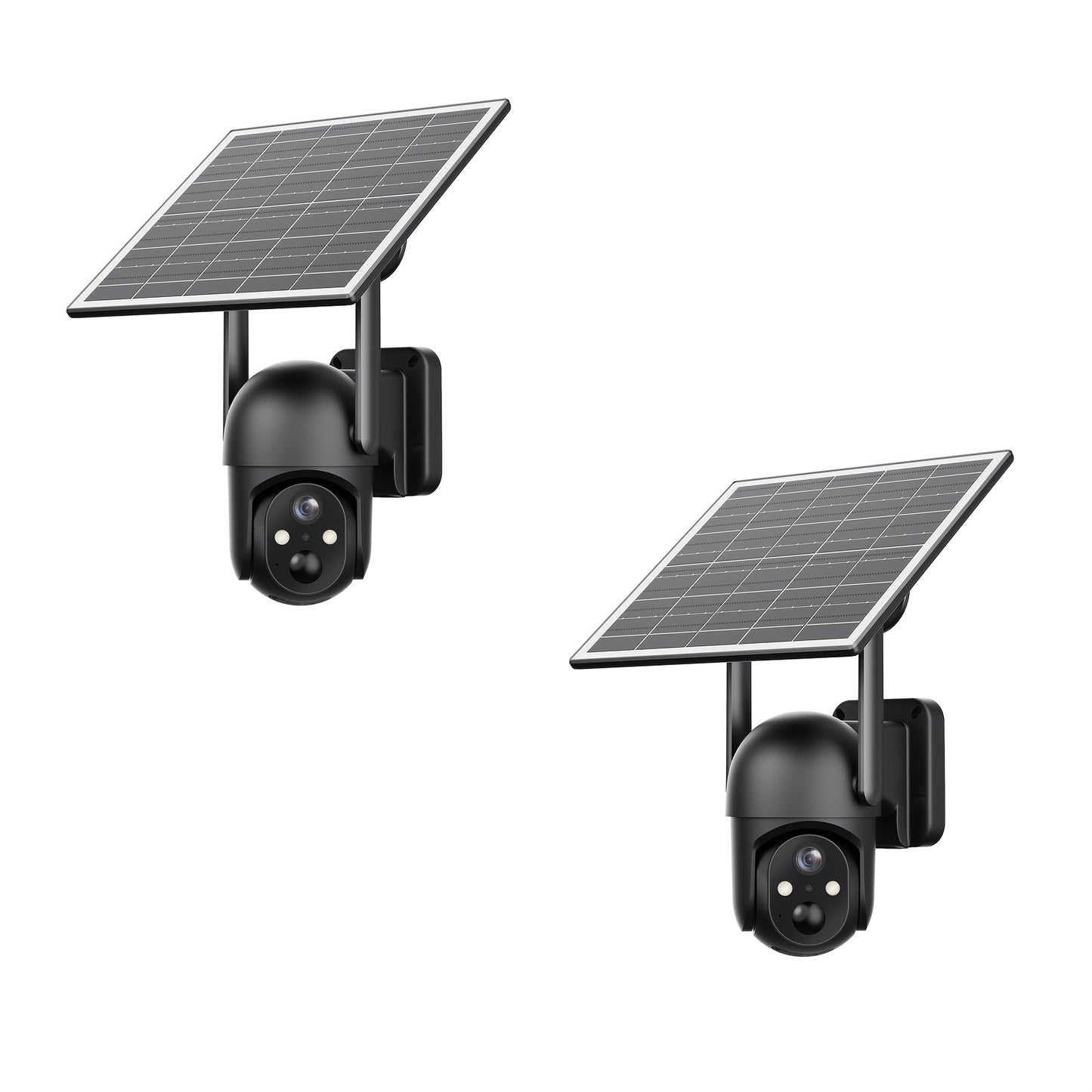 4G LTE Solar Trail Camera No WiFi Needed, Outdoor Security Camera 4K Night Vision, 360° Pan Tilt Live View, Two-Way Audio, Waterproof – Hunting Farm Ranch Wildlife Monitoring
