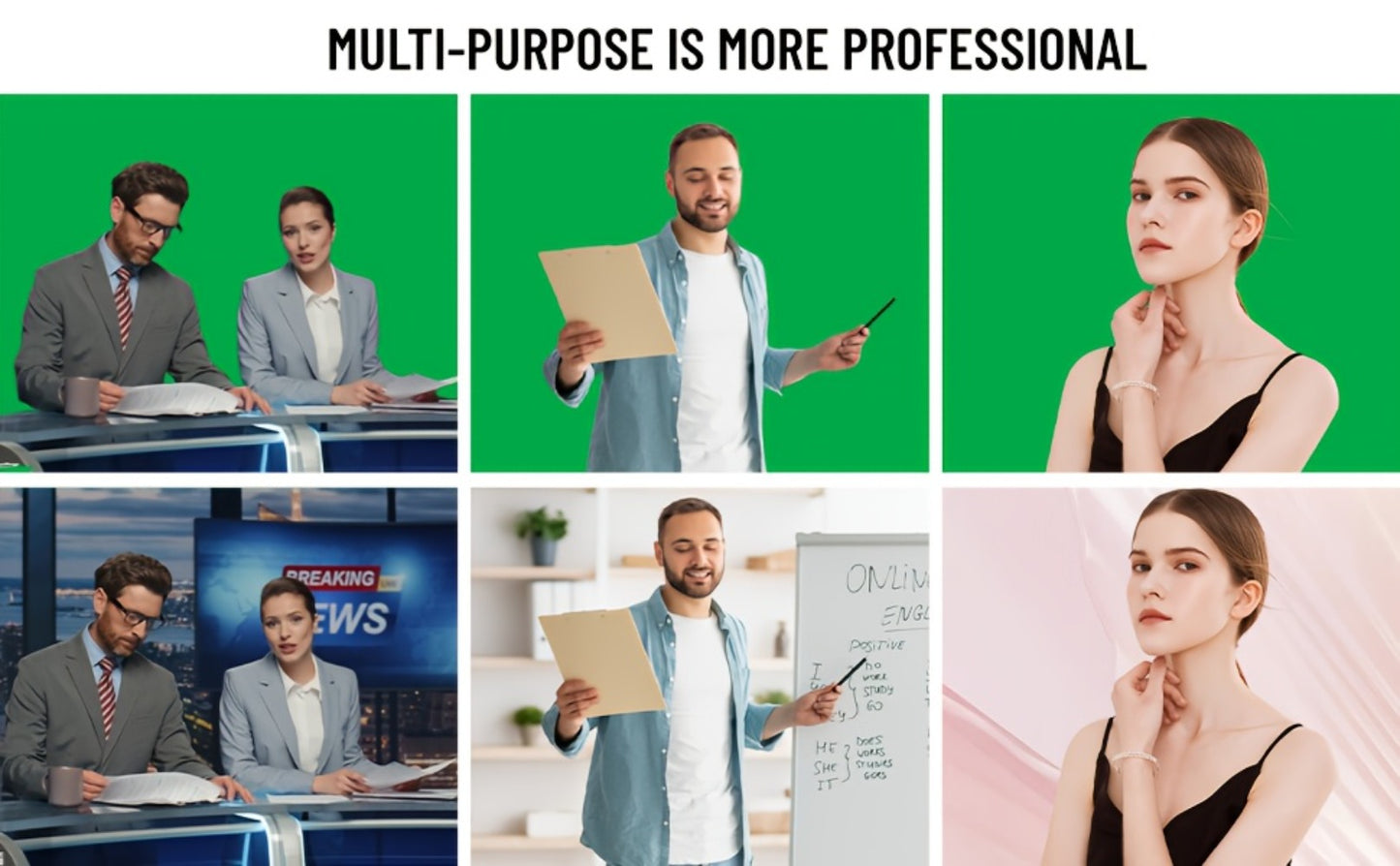 Green Screen Backdrop with Stand Kit 10x10Ft Chroma Key Background 7.5x10Ft Portable Stand with Carrying Bag 4 Clamps for Photoshoot Portraits Party Video Recording Streaming