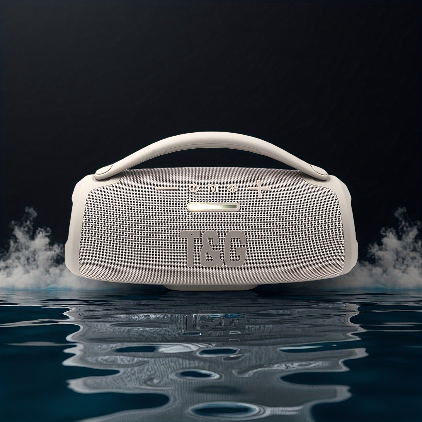 TG418 Bluetooth Wireless Speaker 3000mAh, LED Flash Lights, EQ Settings, Type-C Charging, TF Card USB AUX Compatible, Loud Portable Speaker for Mobile Phones Tablets Computers Outdoor & Home Use