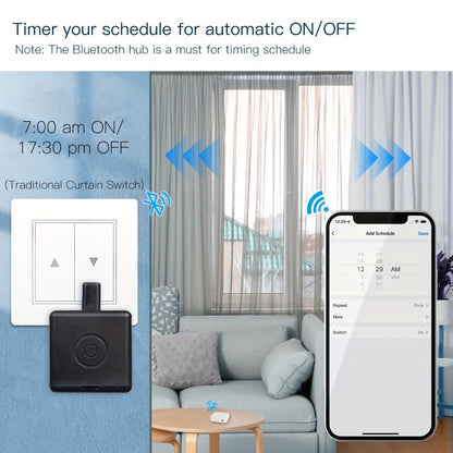 Smart Button Pusher Robot Fingerbot Plus – MOES Wireless Automatic Switch Controller, Works with Alexa, Google Home & Tuya App, No Wiring 5-Second Install, Retrofit Any Button or Switch (Black/White/Kit)