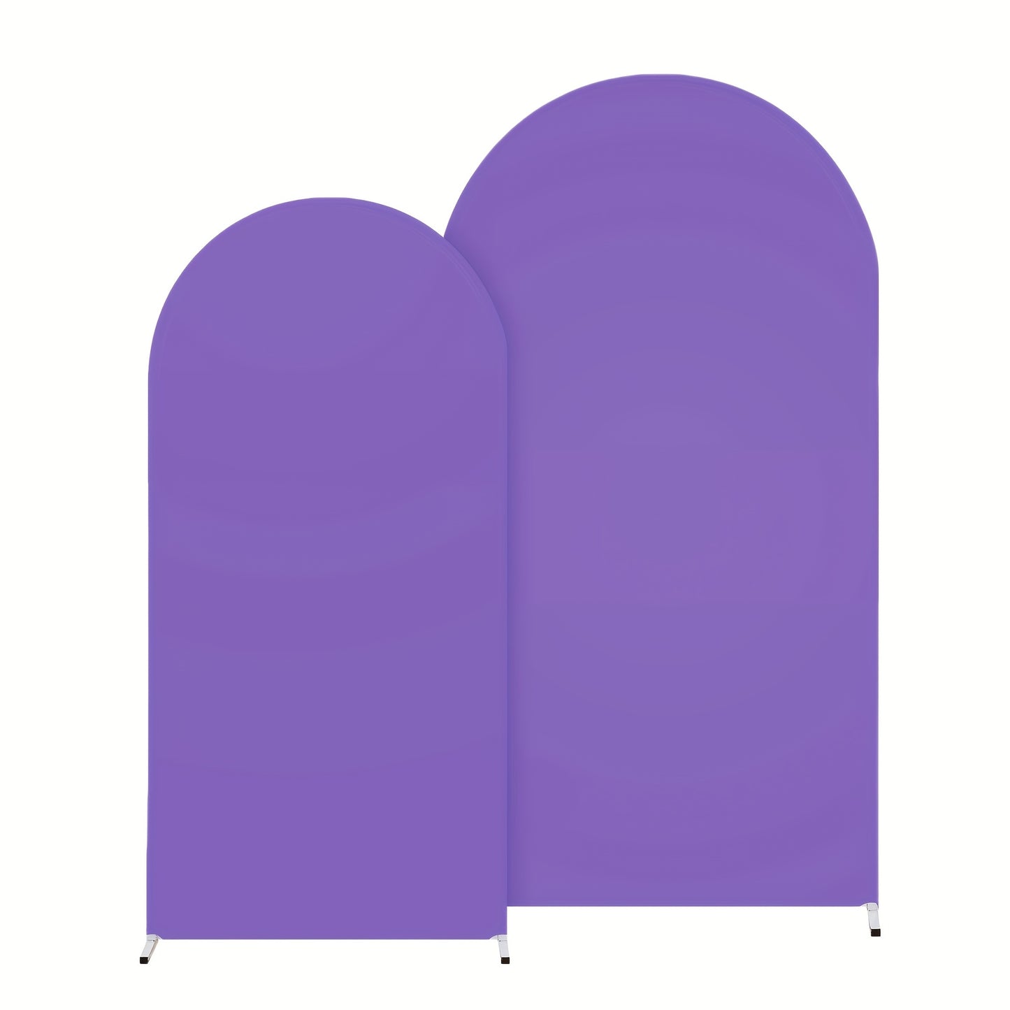 Wedding Arch Cover 2pcs Stretchable Wrinkle-Free Polyester Tight-Fit Arch Banner Covers with Zipper for Wedding Ceremony Birthday Gender Reveal Bridal Shower Graduation Party Decor