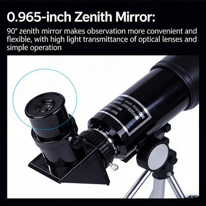 Astronomical Telescope 150x Magnification 70mm Aperture with Tripod Phone Adapter for Moon Star Night Sky Viewing Outdoor Nature Observation Portable Educational STEM Gift for Kids Adults Space Science