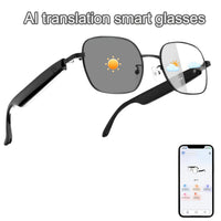 GS11 Black Smart Glasses + Photochromic Lenses