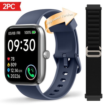 Fitness Tracker Smartwatch with Alexa Built-in FAWEIO 1.95" Large Display, Wireless Calling, 100+ Sport Modes, Pedometer Heart Rate Sleep Blood Oxygen, Compatible with iPhone & Android – Smart Watch for Men Women 11 Colors