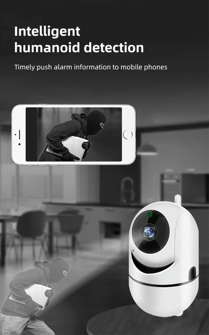 1080P Indoor Security Camera WiFi with Night Vision & Motion Detection – Two-Way Audio, Remote Viewing, Baby Monitor, Pet Cam, Home Surveillance Camera No Subscription