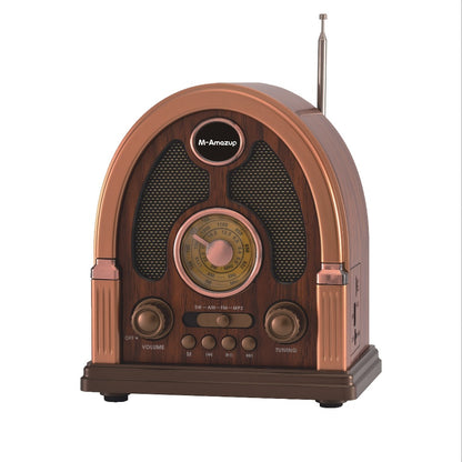 Portable AM FM SW Radio Bluetooth Speaker, Multi-Function Wireless Speaker with TF Card Player, Stereo Sound, Rechargeable, for Home Outdoor Camping Travel Elderly