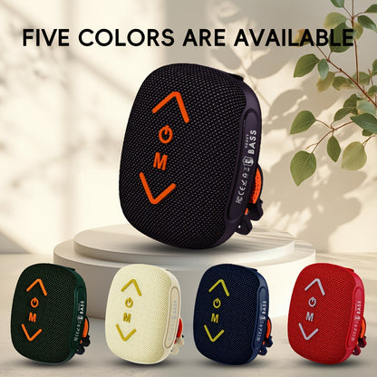 Wireless Bike Speaker IPX5 Waterproof, 7W Stereo Deep Bass Bluetooth Bicycle Speaker, 1200mAh 10-Hour Battery, Hands-Free Calls, TF/TWS Support, Secure Mount for Motorcycle Bicycle Scooter Outdoor Riding