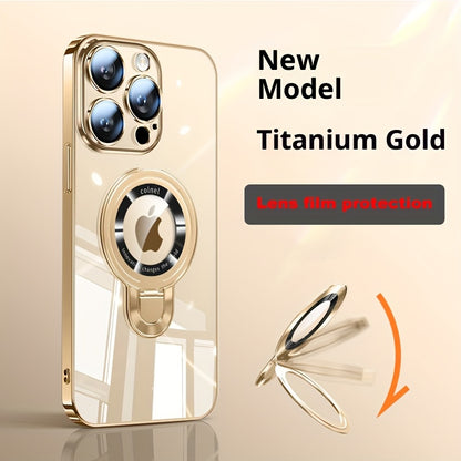 Magnetic U-Stand iPhone Case 2-Piece Set Drop Protection Streamlined Design for iPhone 17 Pro Max 17 Pro 17 Air 17 16 Pro Max 16 Pro 16 Plus 16 15 Pro Max 15 Pro 15 Plus 15 14 Pro Max 14 Pro 14 Plus 14 13 Pro Max 13 Pro 13 12 Pro Max 12 Pro 12