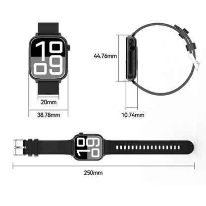 IP68 Waterproof Swimming Smartwatch Bluetooth Calling HD Display Music Control Sleep Health Monitor Long Battery Multi-Sport Modes iOS Android Compatible – Jet Black Blush Pink Silver Round