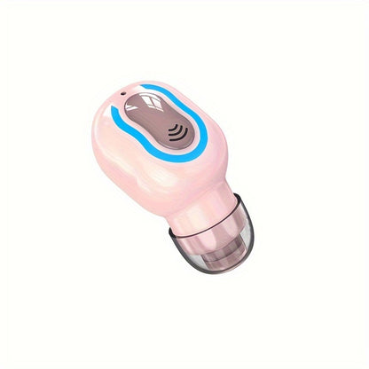 Mini Invisible Wireless Earphone Long Standby Condenser Microphone In-Ear Sport Headset for Running Gym Cycling Exercise iOS Android Black Green Beige Pink