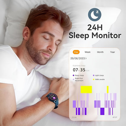 2-Pack Smartwatch with AI Voice Assistant Wireless Calling Sleep Tracker Calorie Step Counter Multi Sport Mode Message Notifications Fitness Health Watch for Men Women – Black Pink Gold Purple