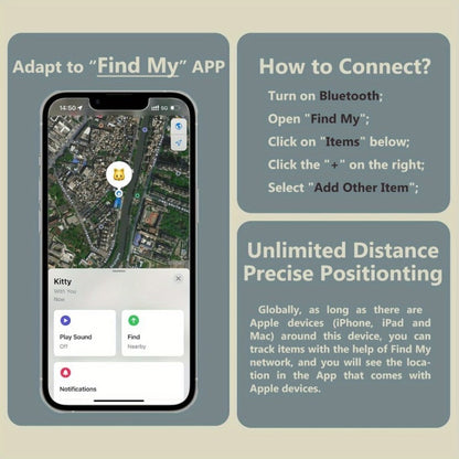 Pet GPS Tracking Collar Dual-System Smart Positioning – Anti-Lost Adjustable Collar Tracker for Cats Dogs & Puppies, Real-Time Location, Lightweight & Durable Design