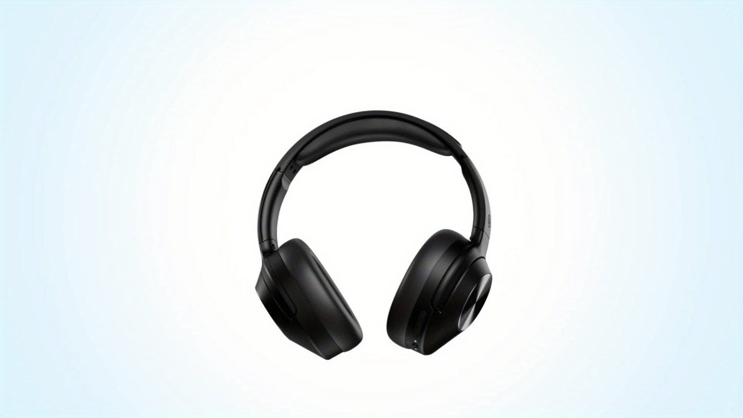 Hybrid ANC Over-Ear Wireless Headphones Hi-Fi Audio 45mm Drivers Memory Foam Ear Cups 30H Playtime ENC Microphone Bluetooth 5.3 for Travel Work Study Home Office