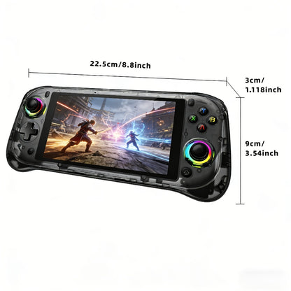 J55 Online Multiplayer Handheld Game Console – 5.5 Inch Large Screen, Open-Source System, 64GB Storage, Ultra-Long Battery Life, Global Online Gaming, High-End Portable Edition, Perfect Holiday Gift