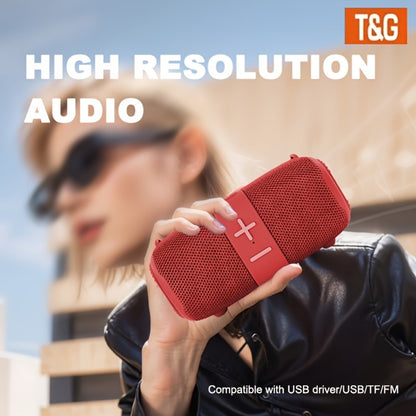 TG667 Compact Portable Outdoor Bluetooth Speaker USB TF FM Radio Type-C Charging Wireless Music Player for Phone Tablet Camping Travel Party