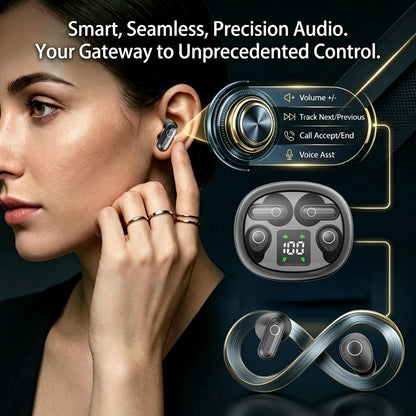 Sleep Mini Earbuds 2 Pairs Wireless Bluetooth In-Ear Headphones Long Battery Life HD Calling 3 Colors Sport Use Single Compartment Case All Seasons