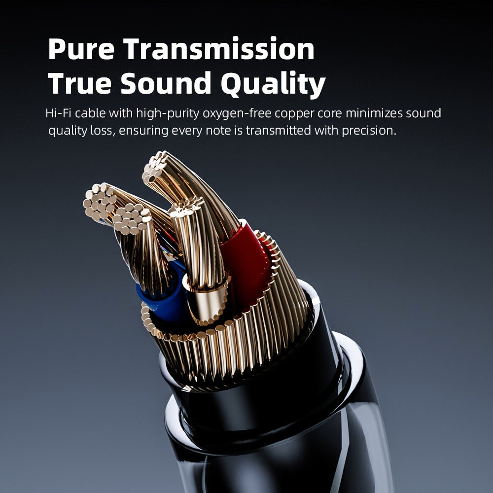 QKZ Hi7T Transparent Dynamic Resin Wired Earphones DJ Monitor HiFi Stereo Heavy Bass 3.5mm In-Ear Earbuds Volume Adjustable Mic for Sports Gaming Gym Music Studio