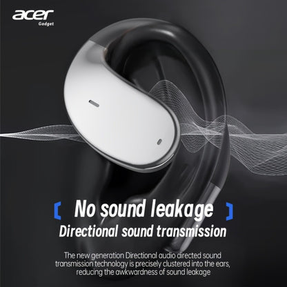 Acer TWS Wireless Earbuds Hook Design Low Latency Gaming 2025 New – HiFi Deep Bass Noise Reduction Ultra-Long Battery Touch Control Lightweight for Sports Running Daily Use