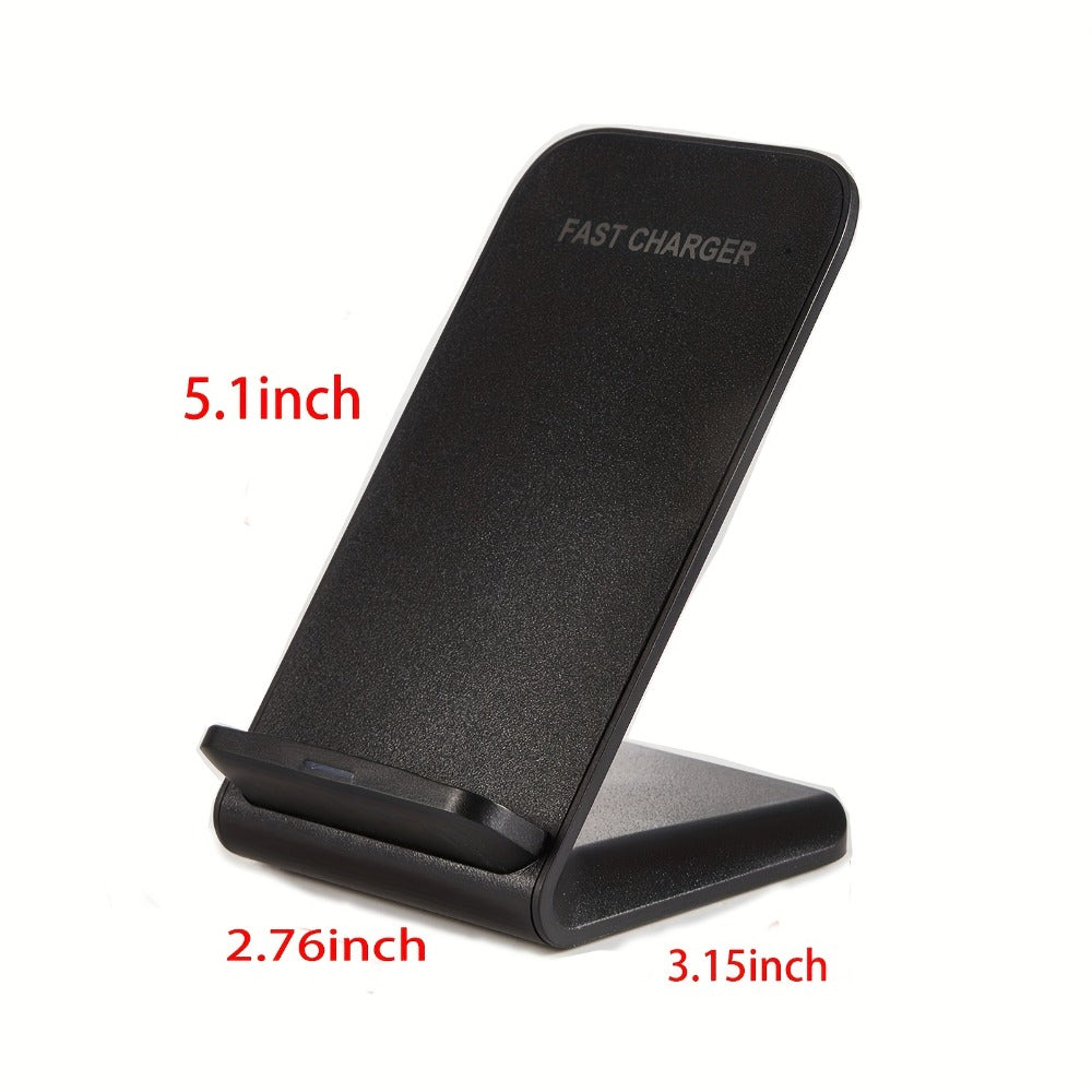 30W Ultra-Fast Wireless Charger Stand Dual Coil Smart Auto-Adjust 5W-30W for iPhone 17 16 15 14 13 12 11 Pro Max, Samsung Galaxy S24 S23 S22 S21 S20 S10, Google Pixel, Huawei, Xiaomi & All Qi Android – USB-C Black