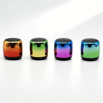 Thumb-Sized Mini Wireless Bluetooth Speaker with Built-In Mic, TWS Pairing, 360° Stereo Surround Sound, Multiple Color Options for Music Podcasts Travel and Outdoor Use