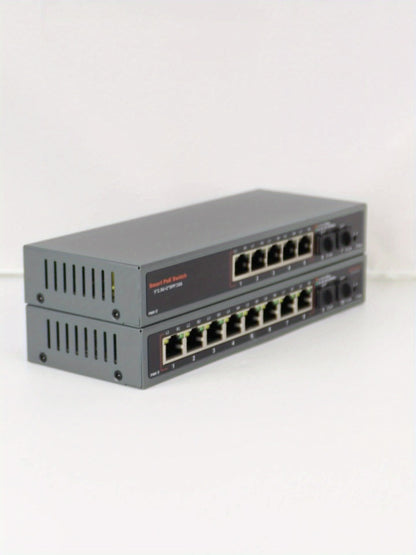 10-Port 2.5G Network Switch with 10G SFP+ Uplink - Fanless Metal Unmanaged Ethernet Switch, 8x 2.5GbE RJ45, 40Gbps Capacity, Plug and Play for NAS Home Lab Gaming Office