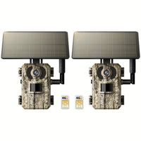 2pcs 4G LTE Cameras