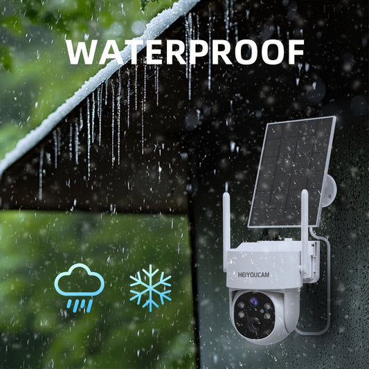 AI Auto Tracking Solar Security Camera Outdoor 360° Dome – AI Human Detection, Full Color Night Vision, Smart Siren & Spotlight, Two-Way Audio, 6000mAh Battery Wireless WiFi Camera