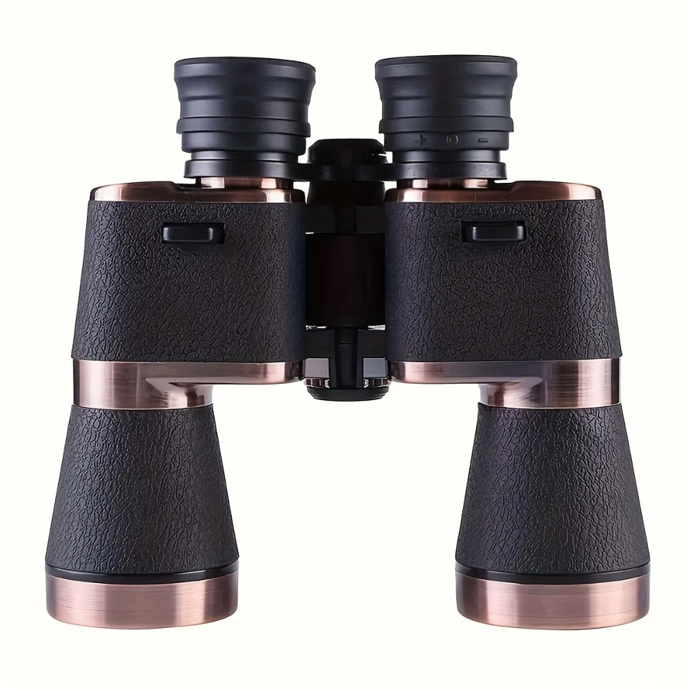 10x50 HD Binoculars for Adults, Professional Compact Long-Range Telescope with FMC Coating & BAK4 Prism, Durable Rubber Grip, Ideal for Hiking, Camping, Bird Watching, Football Games, Concerts