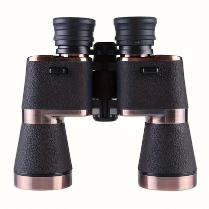 10x50 HD Binoculars for Adults, Professional Compact Long-Range Telescope with FMC Coating & BAK4 Prism, Durable Rubber Grip, Ideal for Hiking, Camping, Bird Watching, Football Games, Concerts