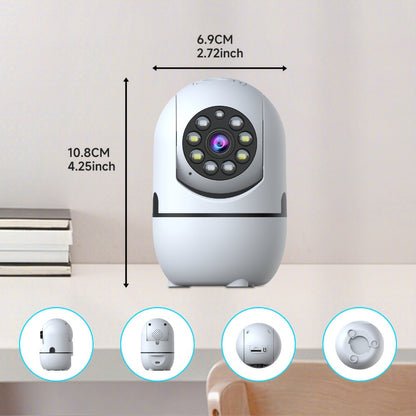 Indoor Security Camera 4 Pack Alexa Compatible 355 Pan Tilt Night Vision Motion Detection Two-Way Talk Baby Pet Monitor Dual Band 2.4G 5GHz WiFi Cloud 256GB SD Card