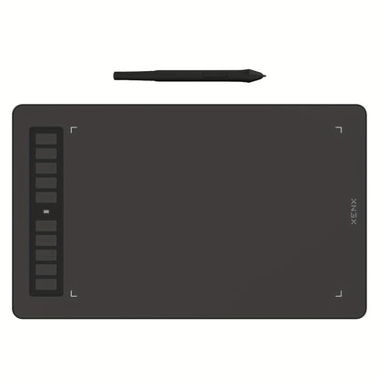 XENX Graphics Drawing Tablet 10 x 6.22 Inch, 8192 Pressure Sensitivity Battery-Free Passive Stylus, 10 Customizable Hotkeys, Compatible with Mac Windows Android, Wacom Alternative for Digital Art Illustration Design Online Teaching