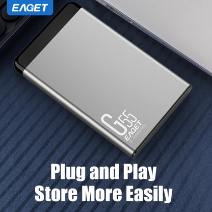500GB Portable External Hard Drive EAGET G55 – USB High Speed Plug and Play Mechanical HDD for Laptop Desktop PC Mac Game File Video Music Photo Backup Storage
