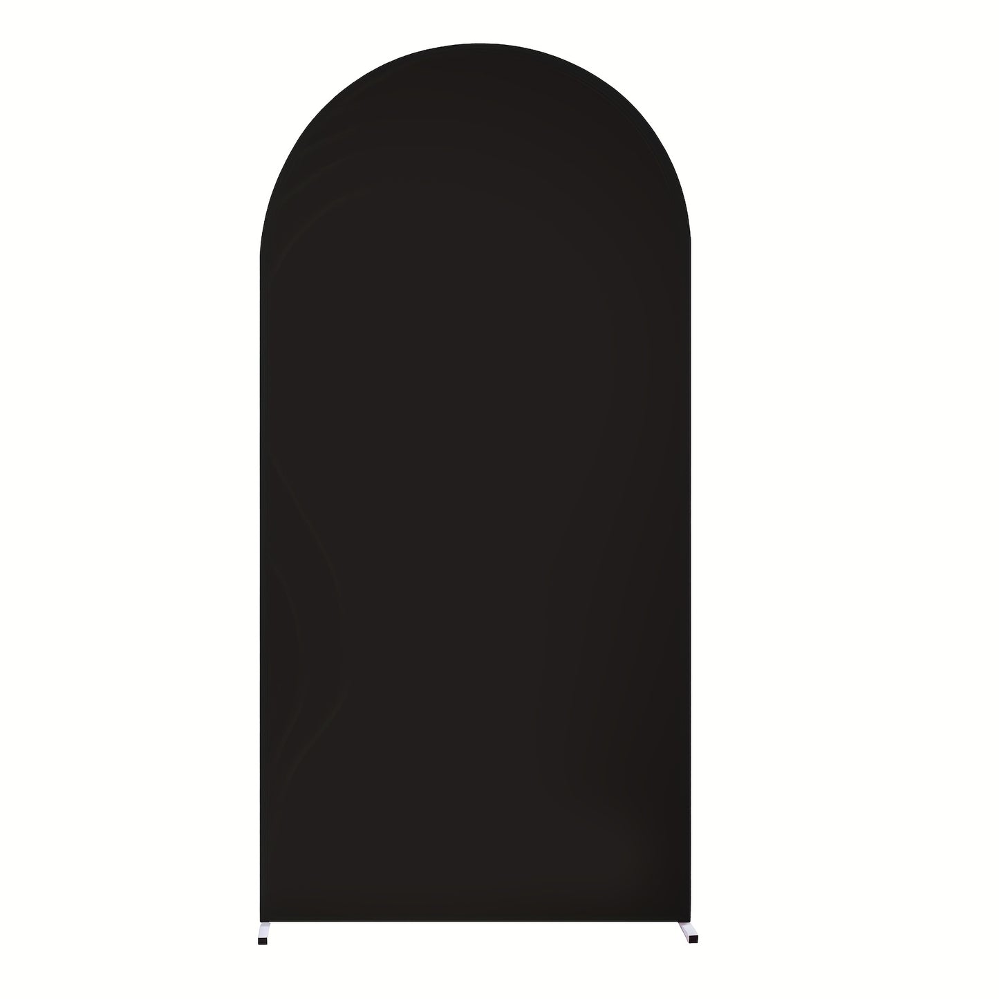 Wedding Arch Cover 6ft Polyester Fitted Round Top Backdrop Cover, Wrinkle-Free Machine Washable, for Wedding Ceremony Birthday Party Gender Reveal Banquet Decoration, 9 Colors Available