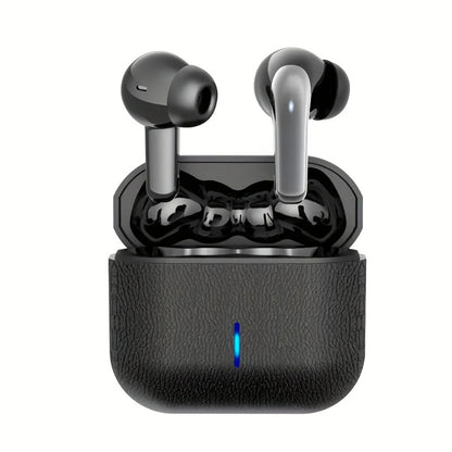 Bass Stereo Wireless Earphones Bluetooth 5.4, 40-Hour Playtime In-Ear Earbuds with Noise Cancelling Mic & LED Display, Touch Control Type-C Charging, Compatible with Laptop Tablet Phone, Sport Exercise