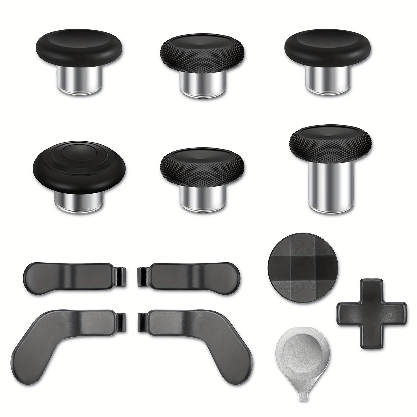 Xbox Elite Controller Series 2 Accessories 13-in-1 Replacement Kit - Paddles Thumbsticks Analog Sticks 2 D-Pads Repair Tool Stainless Steel Parts Set for Xbox Elite 2