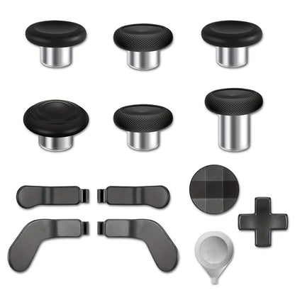 Xbox Elite Controller Series 2 Accessories 13-in-1 Replacement Kit - Paddles Thumbsticks Analog Sticks 2 D-Pads Repair Tool Stainless Steel Parts Set for Xbox Elite 2