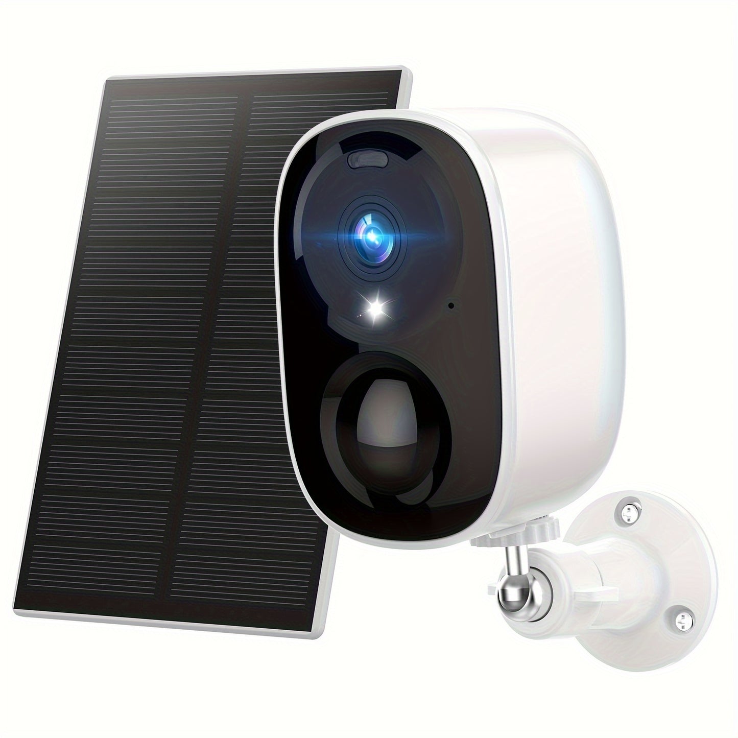 Solar Outdoor Security Camera 2K 3MP Wireless, Dual Band 2.4GHz/5GHz WiFi, AI Motion Detection, Spotlight, Color Night Vision, Two-Way Audio, Cloud & SD Storage – No Monthly Fee Battery Powered CCTV