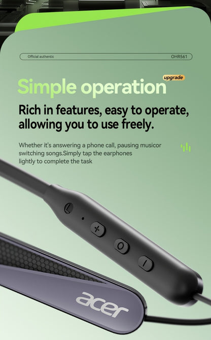 Acer TWS Wireless Earbuds Gaming Mode Low Latency, Noise Isolation Stereo Sound USB-C Charging Long Battery Life, Compatible with iPhone Android Smartphones Tablets for Gaming Workouts Flights Travel