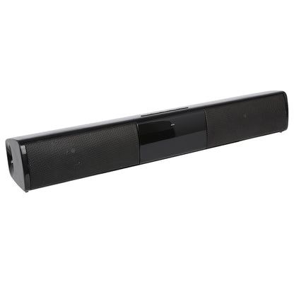 13-Inch Wireless TV Soundbar Speaker with Surround Sound, Bluetooth TWS Stereo Pairing, TF AUX FM USB Inputs, Easy Setup for Smart TV, PC, Projector – Home Theater Sound Bar for Movies, Gaming & Holiday Entertaining