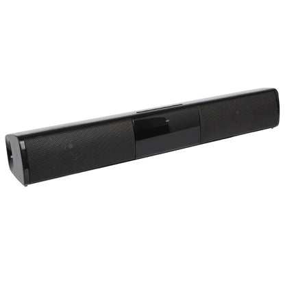 13-Inch Wireless TV Soundbar Speaker with Surround Sound, Bluetooth TWS Stereo Pairing, TF AUX FM USB Inputs, Easy Setup for Smart TV, PC, Projector – Home Theater Sound Bar for Movies, Gaming & Holiday Entertaining