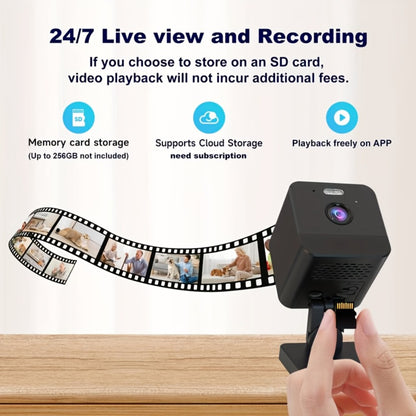 1080P Wireless Security Camera 2-Pack & 4-Pack with Dual-Band WiFi 2.4G & 5G, Motion Detection, Baby Monitor, Night Vision, Two-Way Talk, Siren Alert, Cloud & 256GB SD Card Support – Indoor Home Surveillance