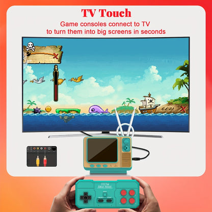 2-Player Retro Game Console with 3.0" Screen & AV TV Output – Portable Handheld Gaming System for Kids & Adults, Classic Video Game Player, Best Family Gift for Birthday & Holiday