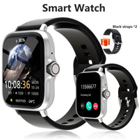 Silvery + Black Strap