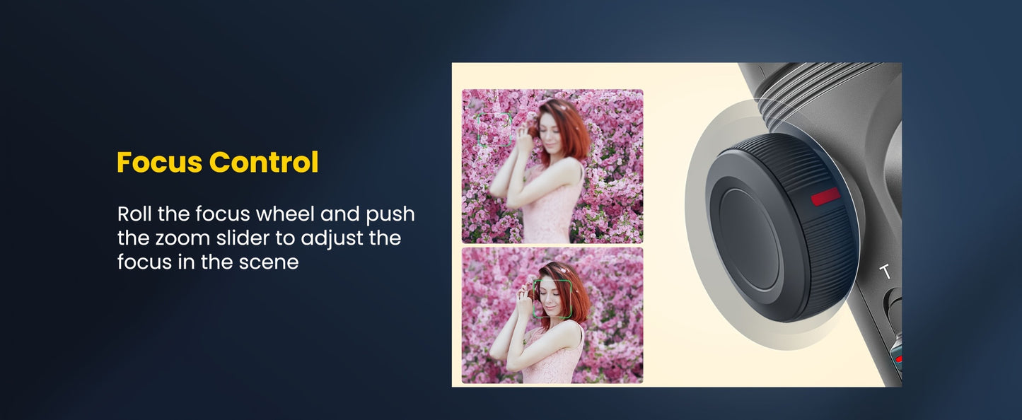 3-Axis Gimbal Stabilizer for Smartphone iPhone Samsung Android Ultra Lightweight Foldable Portable Vlogging Video Creator Gimbal AOCHUAN Smart XE Combo