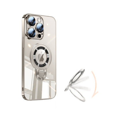 Magnetic U-Stand iPhone Case 2-Piece Set Drop Protection Streamlined Design for iPhone 17 Pro Max 17 Pro 17 Air 17 16 Pro Max 16 Pro 16 Plus 16 15 Pro Max 15 Pro 15 Plus 15 14 Pro Max 14 Pro 14 Plus 14 13 Pro Max 13 Pro 13 12 Pro Max 12 Pro 12