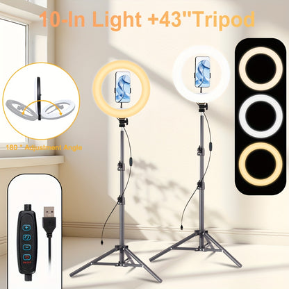 Ring Light 12 Inch Adjustable Brightness RGB with 63 Inch Floor Stand for Photo Selfie Video Recording Zoom Meetings Vlog Live Streaming TikTok YouTube Makeup