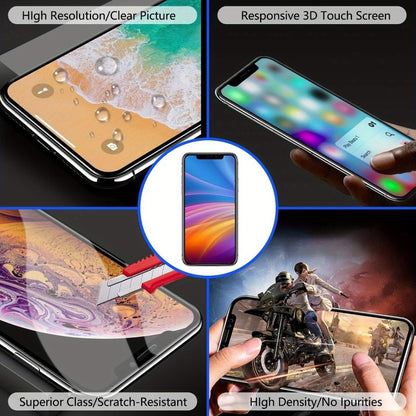 iPhone 11 Screen Replacement Kit LCD Touch Digitizer Assembly 6.1 Inch – DIY Repair Set with Tools Magnetic Screw Mat Tempered Glass Frame Adhesive, Black Display A2111 A2221 A2223 Face ID Compatible