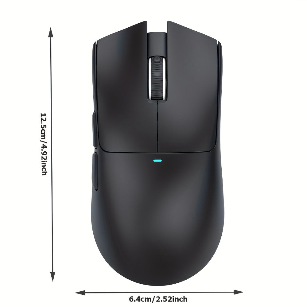 ATTACK SHARK X11 Lightweight Wireless Gaming Mouse with RGB Charging Dock – Tri-Mode 2.4G/USB-C, PAW3311 Sensor, 5 Programmable Buttons for PC & Mac | Black, White & Red